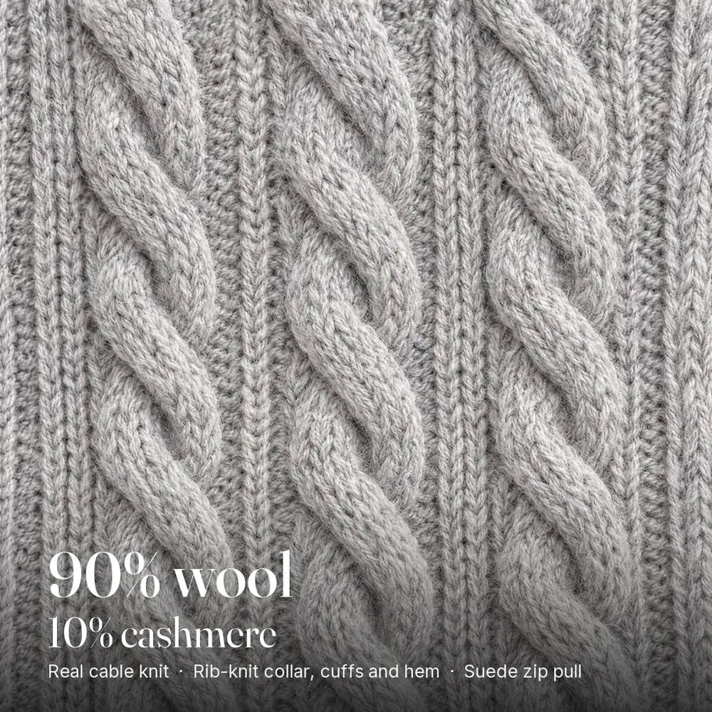 Cable Quarter Zip