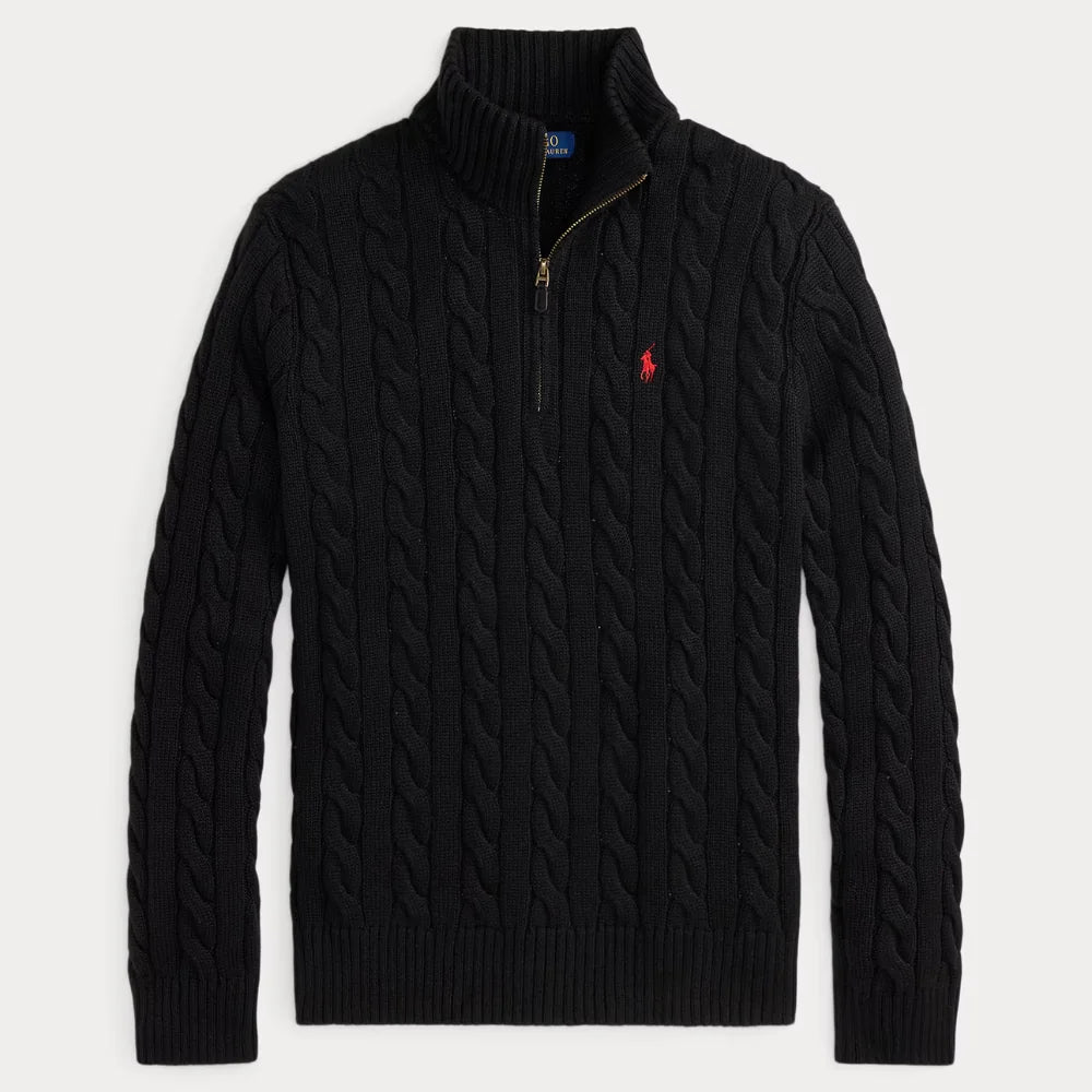 Cable Quarter Zip