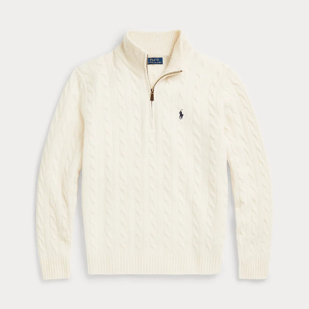 Cable Quarter Zip