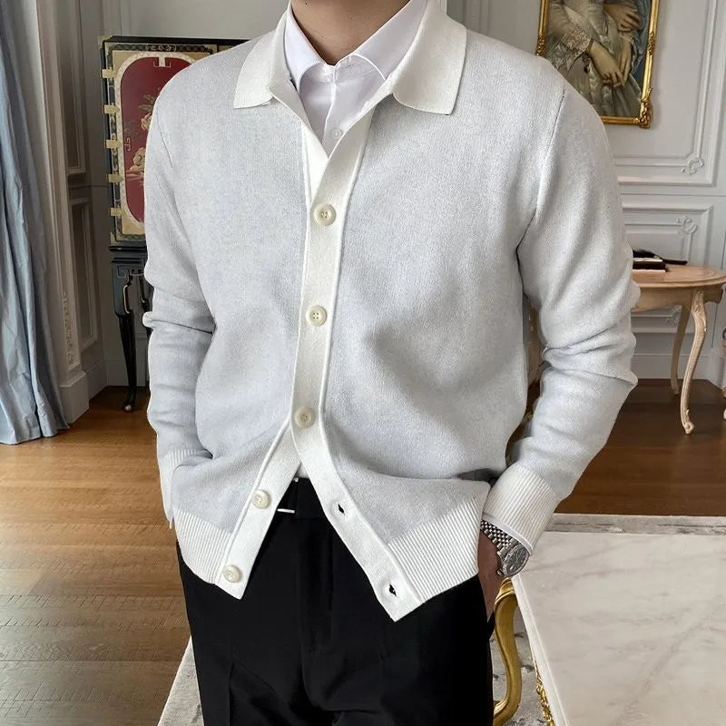 The Mortlake Polo Collar Cardigan