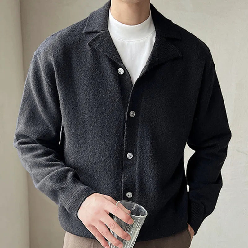 The Holborn Revere Collar Cardigan