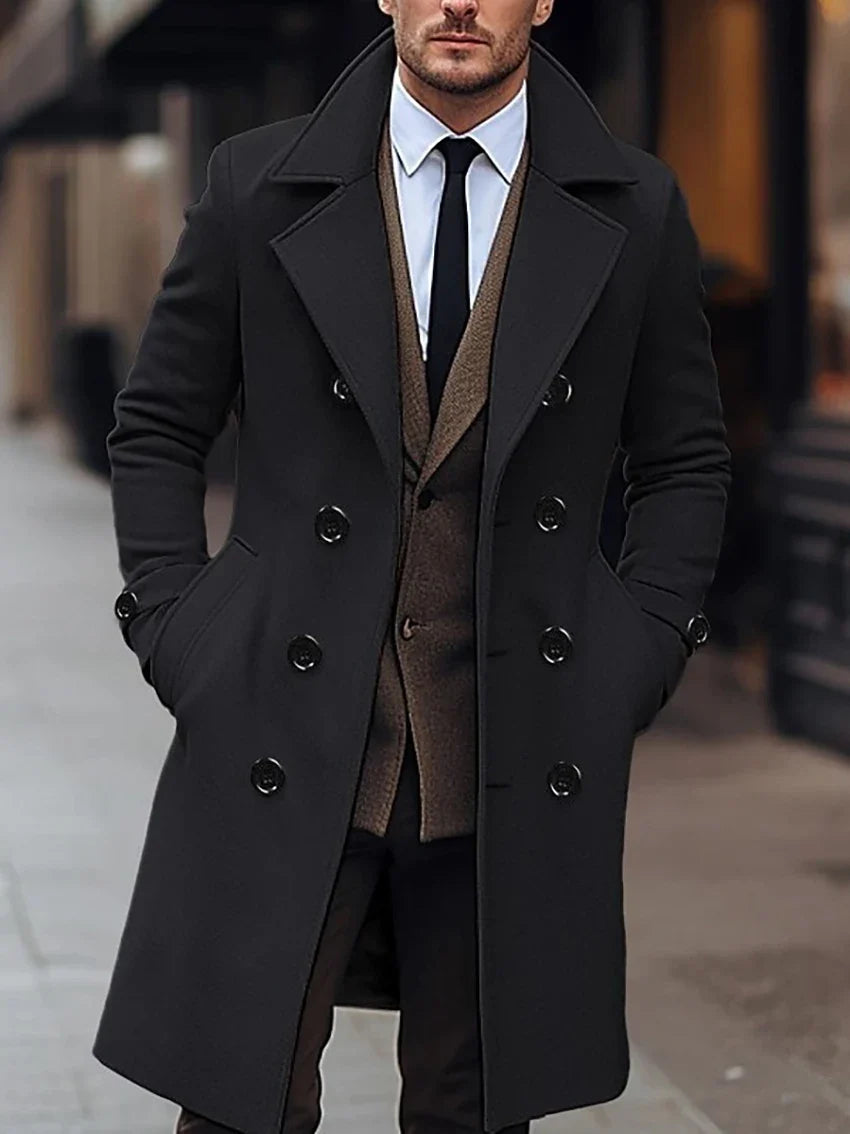 The Whitehall Double-Breasted Overcoat