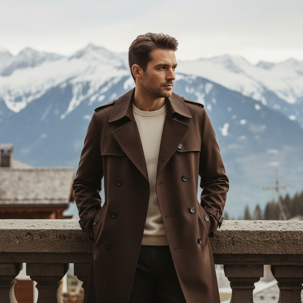 The Belmont Belted Trench