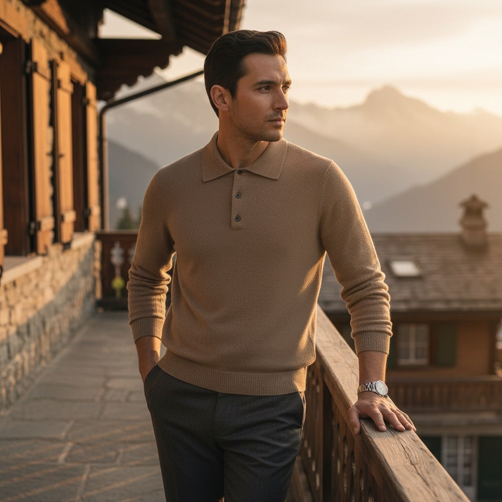 The Belgravia Knitted Polo