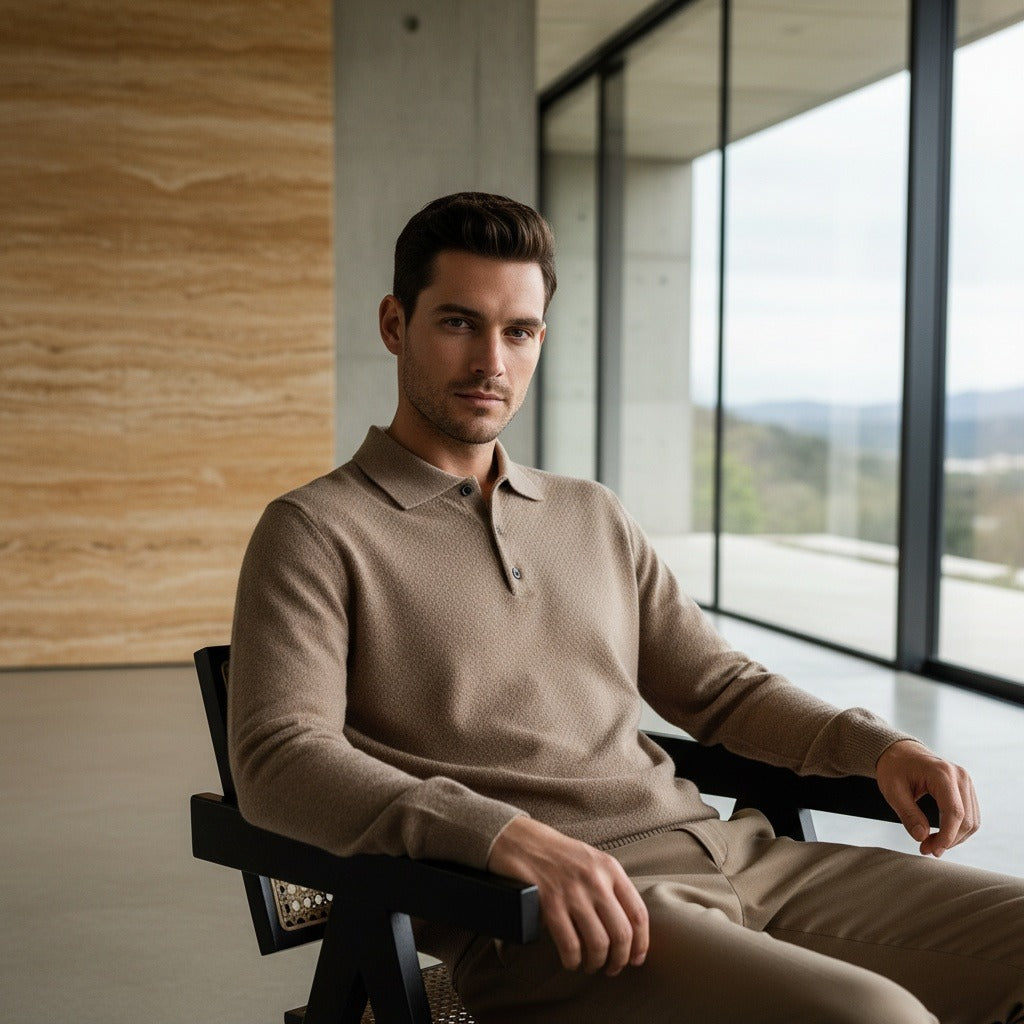 The Belgravia Knitted Polo