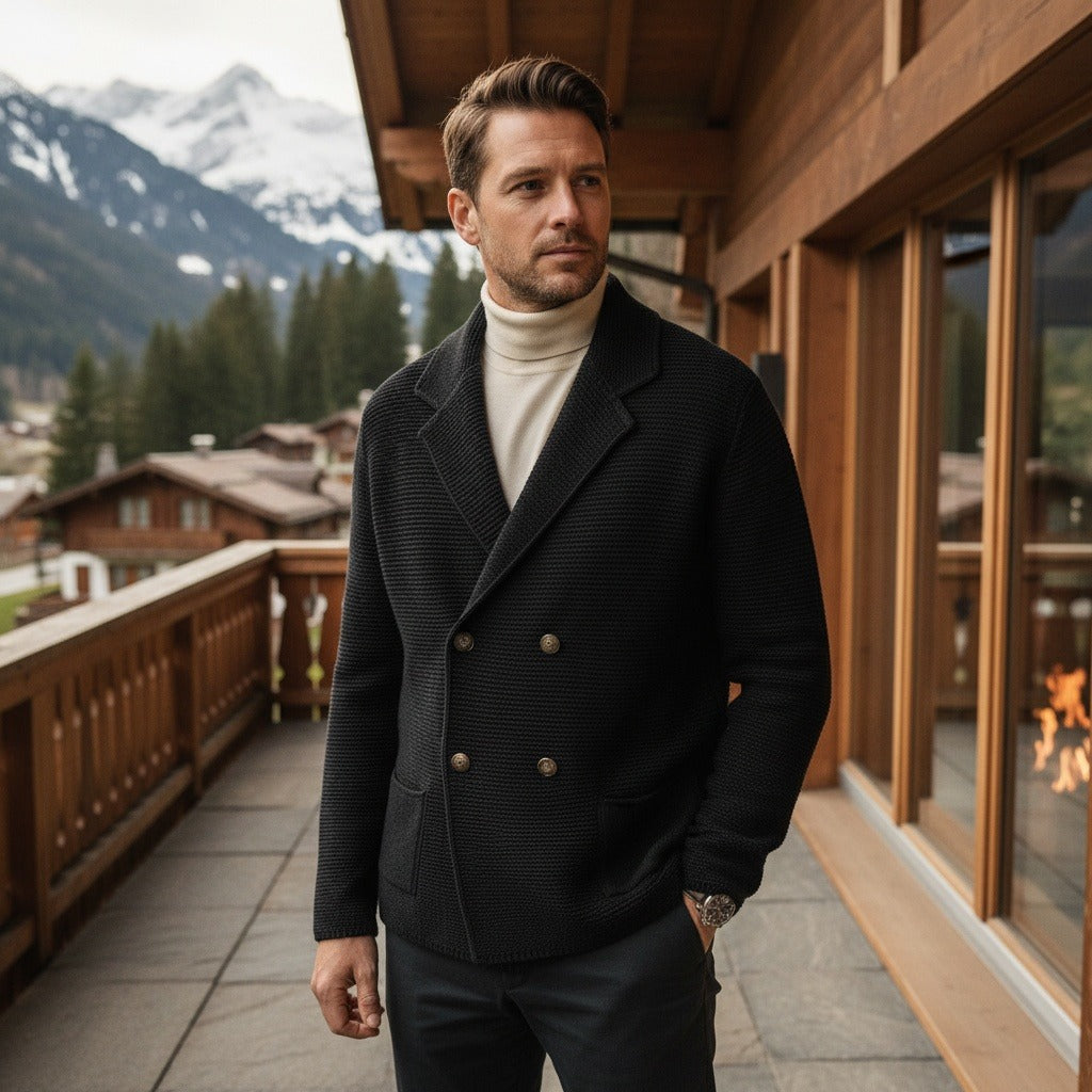 The Windsor Double-Breasted Cardigan