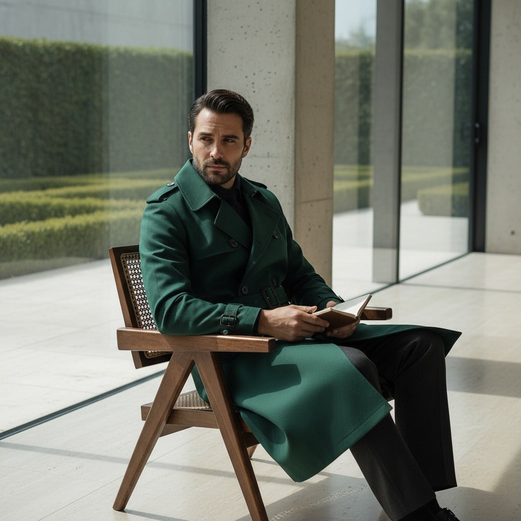 The Belmont Belted Trench