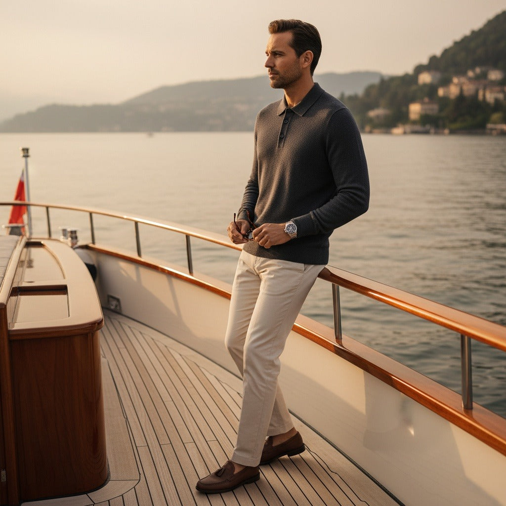 The Mayfair Knitted Polo