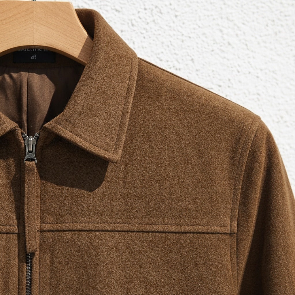The Sloane Suede Harrington