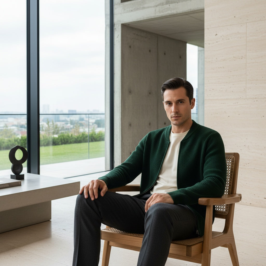The Hartley Zip Cardigan