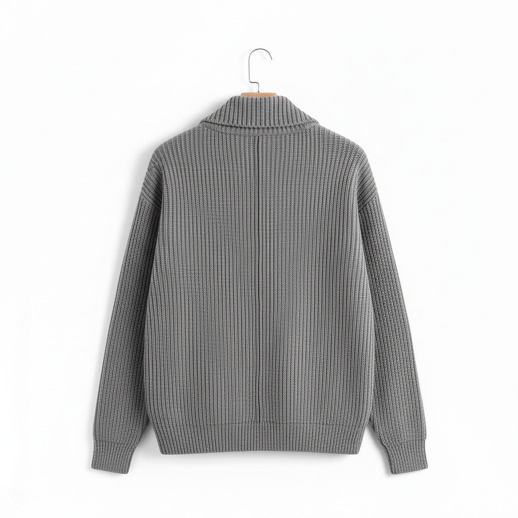 The Tetbury Shawl Zip Cardigan