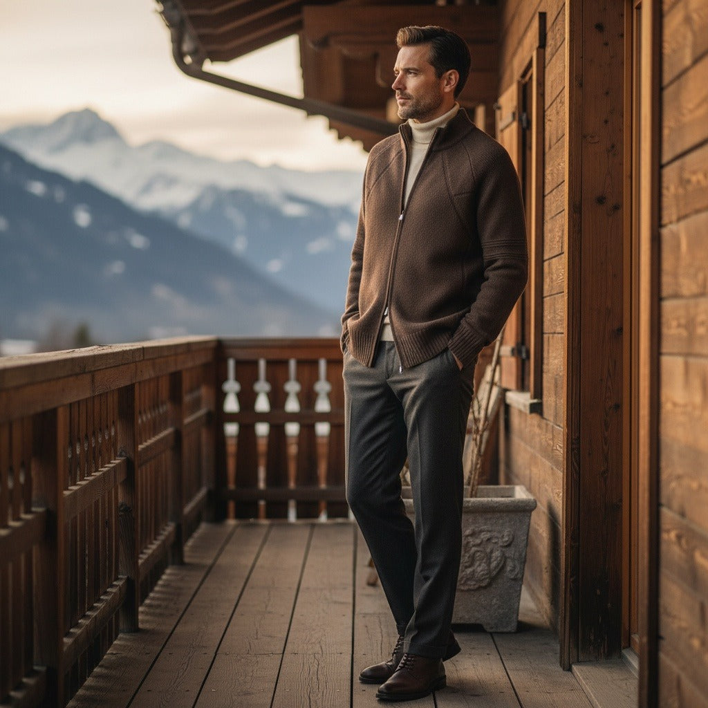 The Ridgeway Zip Cardigan