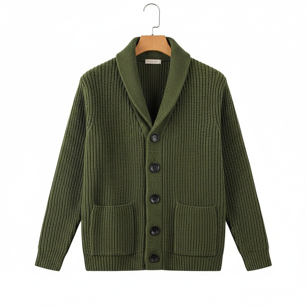 The Wilton Shawl Collar Cardigan