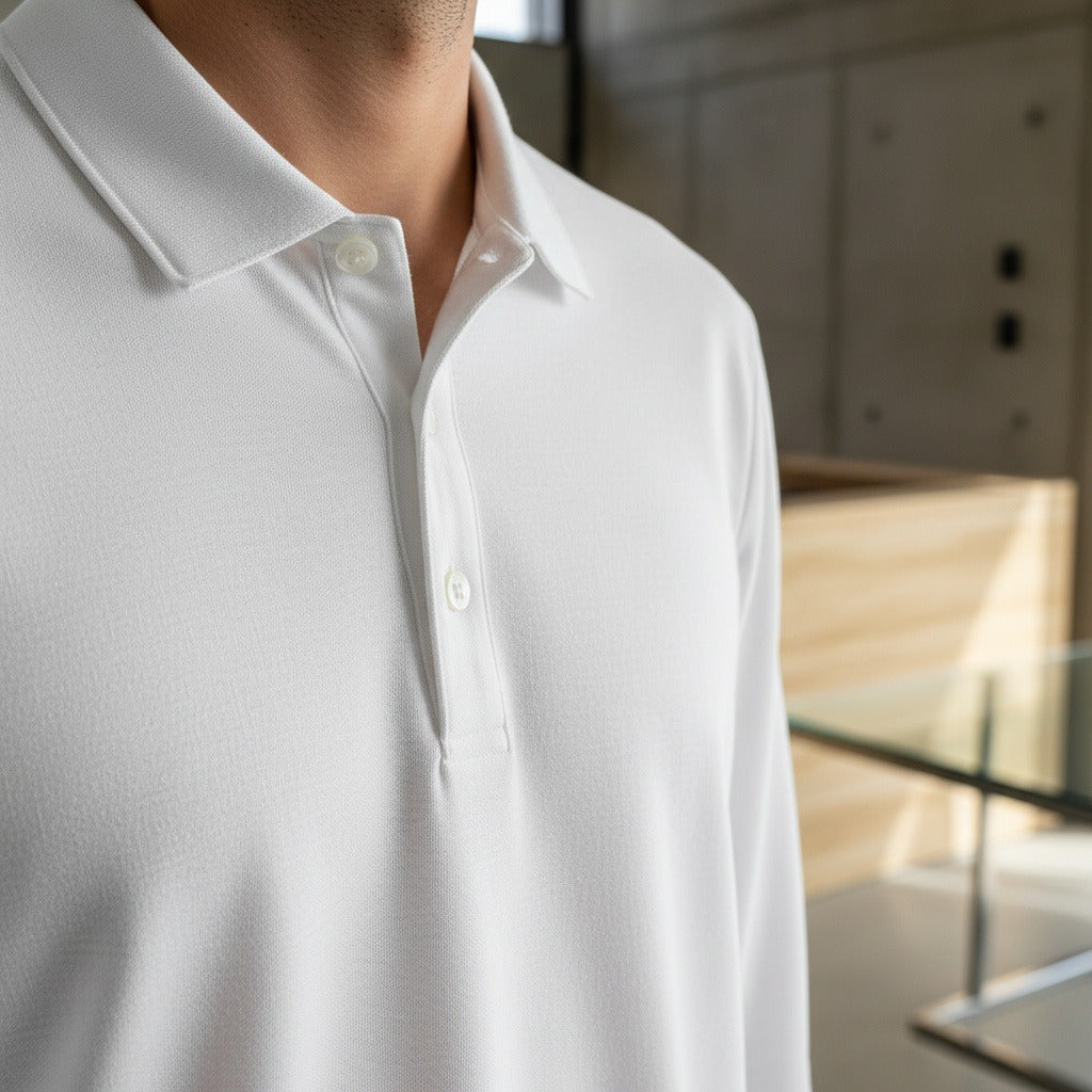 The Kensington Long Sleeve Polo