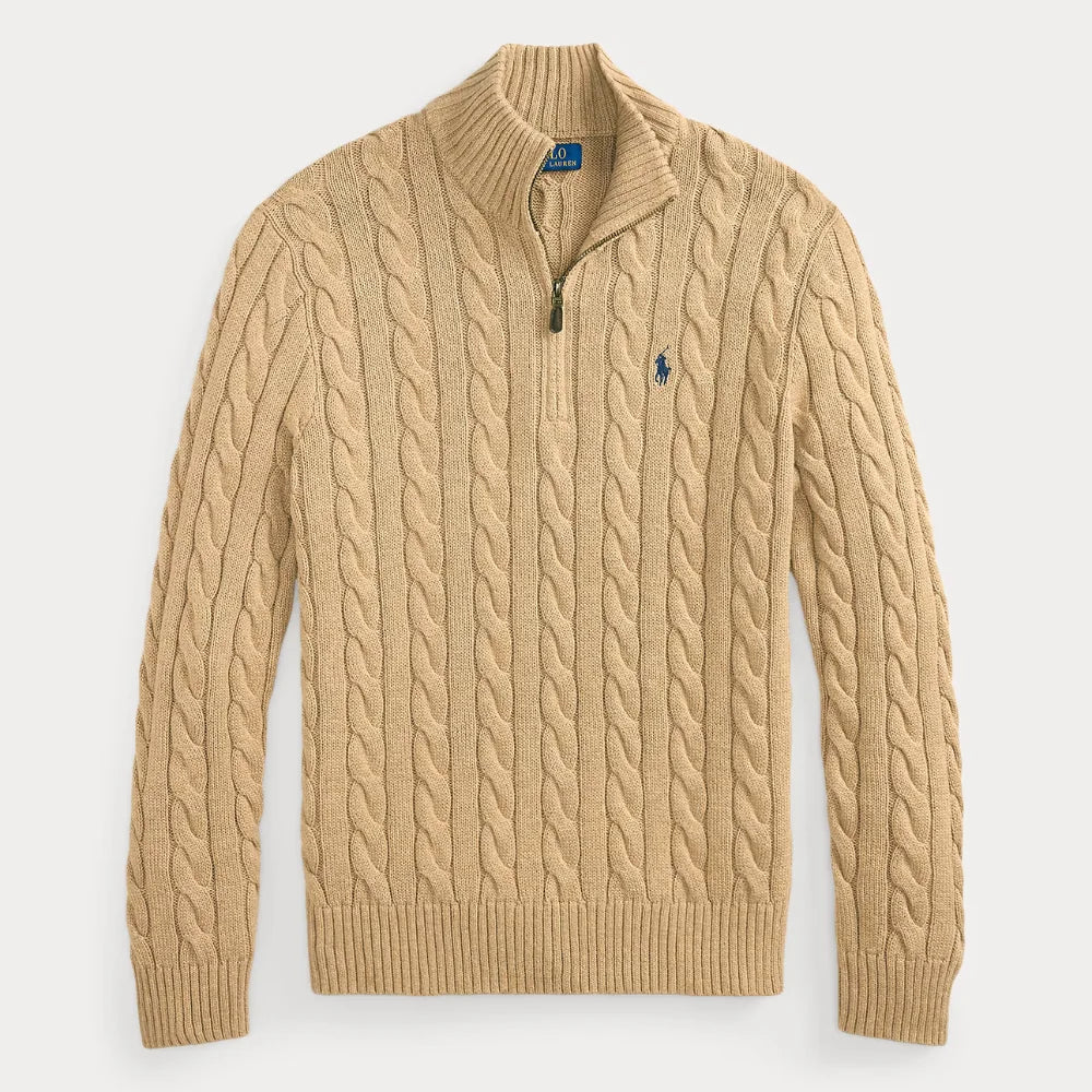 Cable Quarter Zip